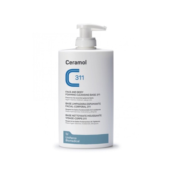 Ceramol 311 Base Limpiadora Espumante Facial Corporal 400ml