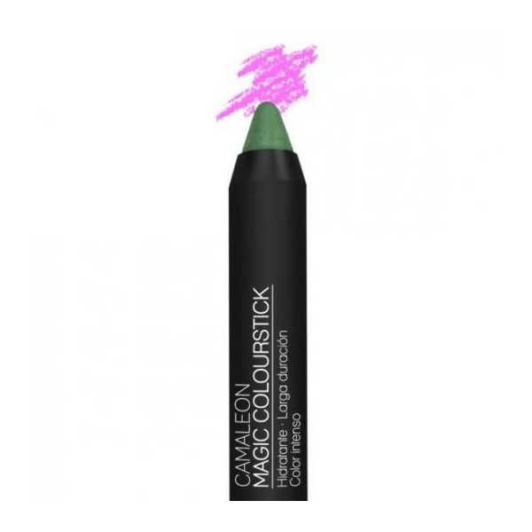 Camaleon Magic Barra de Labios Color Verde 4 gr