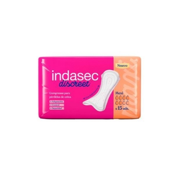 Indasec Discreet Maxi 15uds