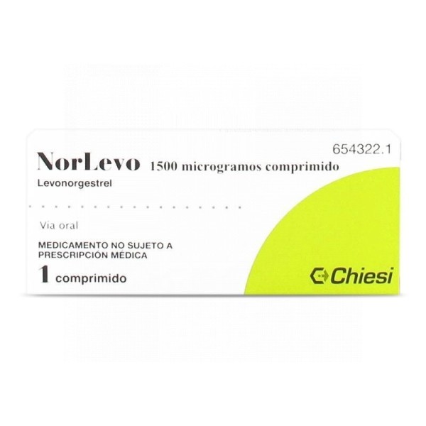 NORLEVO 1,5 mg COMPRIMIDO , 1 comprimido