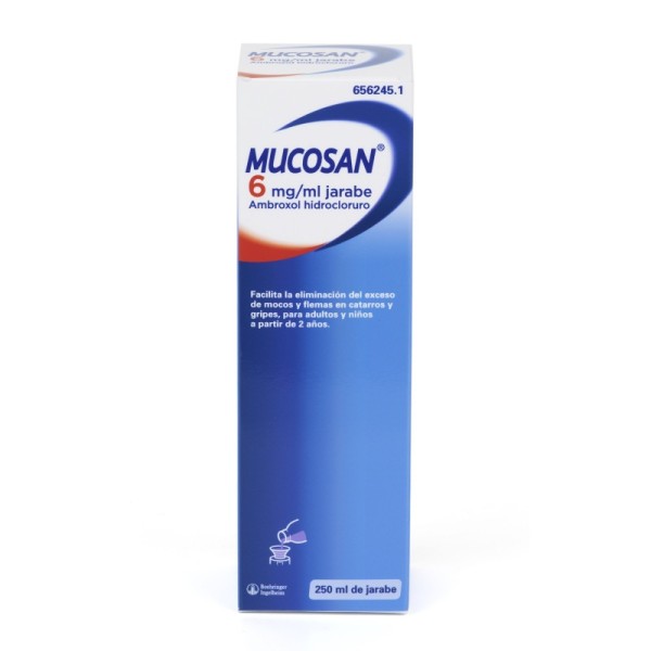 Mucosan 6 Mg-ml Jarabe, 1 Frasco de 250 Ml