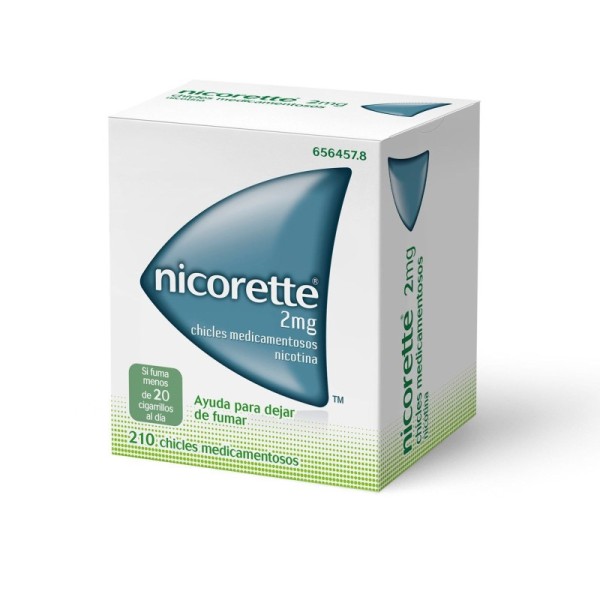 Nicorette 2 Mg Chicles Medicamentosos 210 Chicles