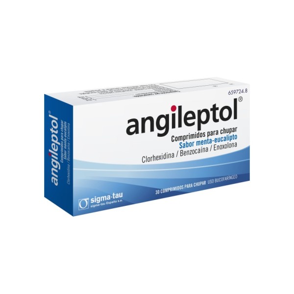 Angileptol (30 Comprimidos para Chupar Menta-eucalipto)