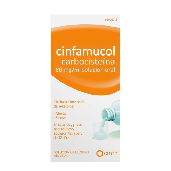 Cinfamucol 50mg-ml Solución Oral 200ml