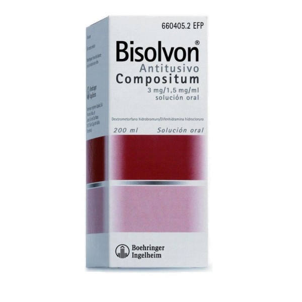 Bisolvon Antitusivo Compositum 3mg-1,5mg-ml Solución Oral 200ml