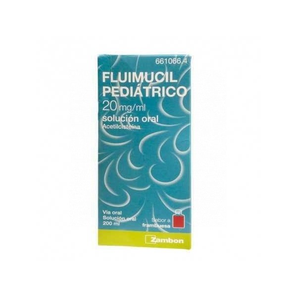 FLUIMUCIL PEDIÁTRICO 20 mg/ml SOLUCIÓN ORAL , 1 frasco de 200 ml
