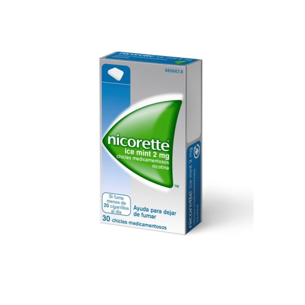 Nicorette Ice Mint 2 Mg 30 Chicles Medicamentosos
