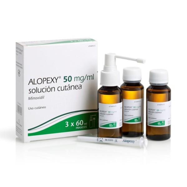 Alopexy (50 Mg/ml Solucion Cutanea 3 Frascos 60 Ml)