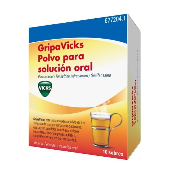 Gripavicks Polvo para Solución Oral 10 Sobres
