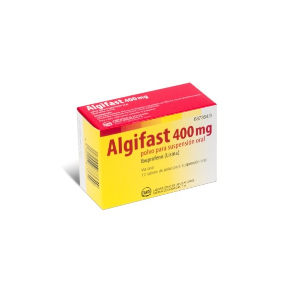 Algifast 400 Mg Polvo 12 Sobres