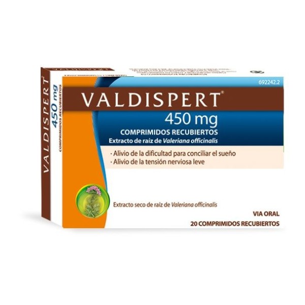 Valdispert 450 Mg 20 Comprimidos Recubiertos