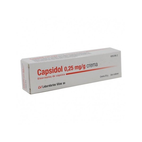 Capsidol 0.25% Crema 30 G