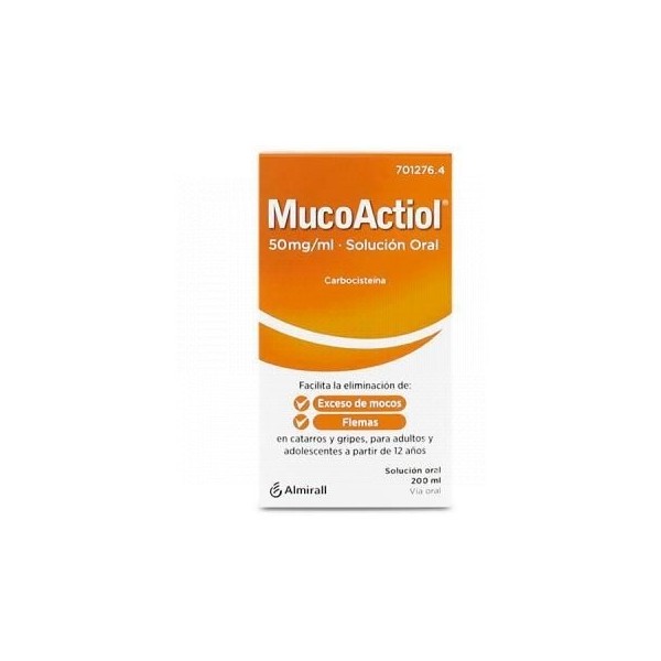Mucoactiol Mucolítico Adultos 50 Mg-ml Solución Oral