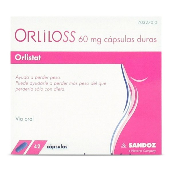 Orliloss 60 Mg Capsulas Duras, 42 Cápsulas (Blister)