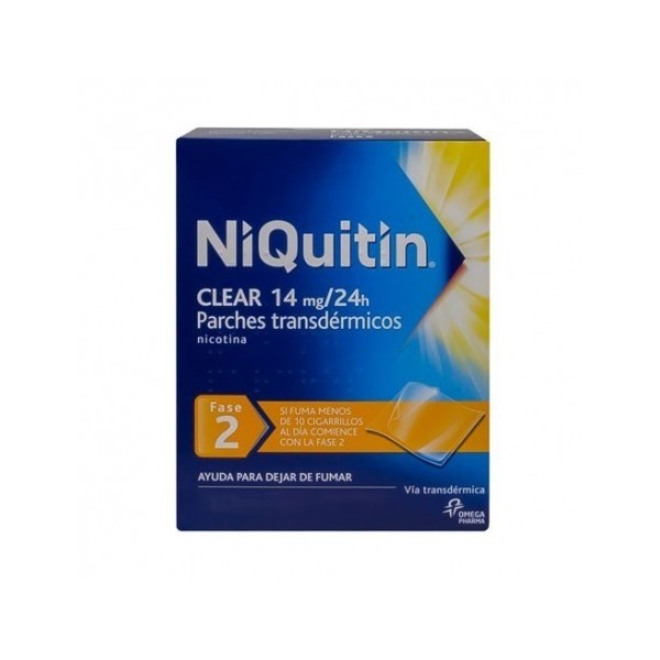 Niquitin Clear 14mg/24h 28 Parches Transdérmicos 78mg