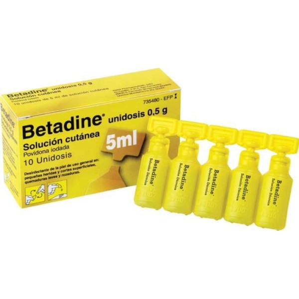 Betadine 10% 10 Monodosis 5 Ml