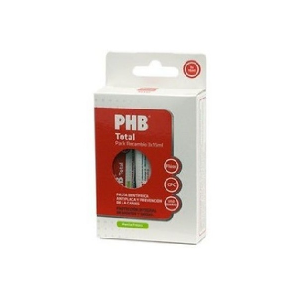 Phb Pack Recambio Pasta Dental Viaje 3udsx15ml