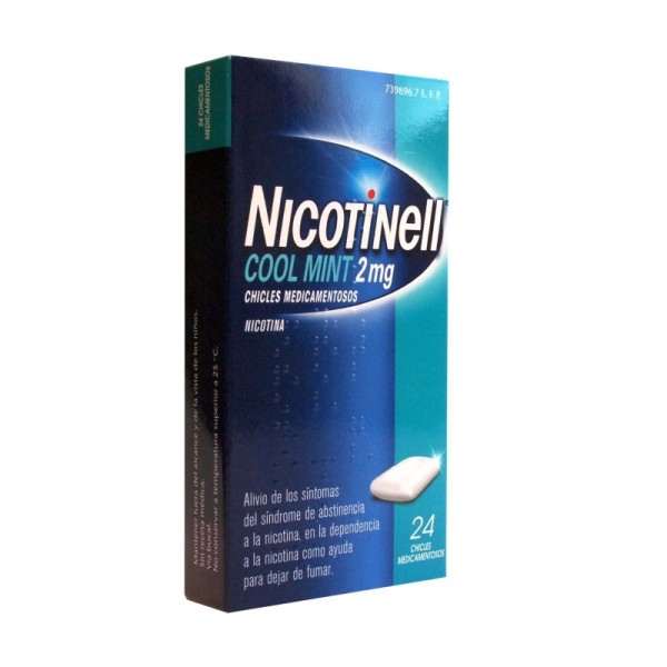 Nicotinell Cool Mint 2 Mg 24 Chicles Medicamentosos