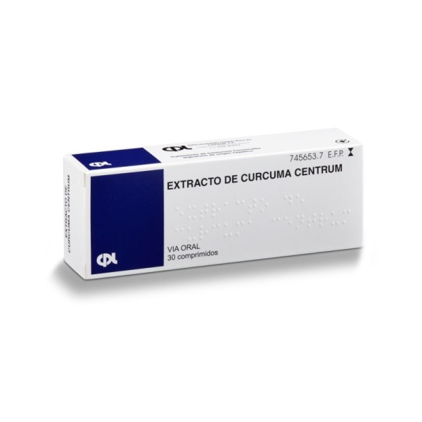 Extracto Curcuma Centrum 100 Mg Comprimidos, 30 Comprimidos