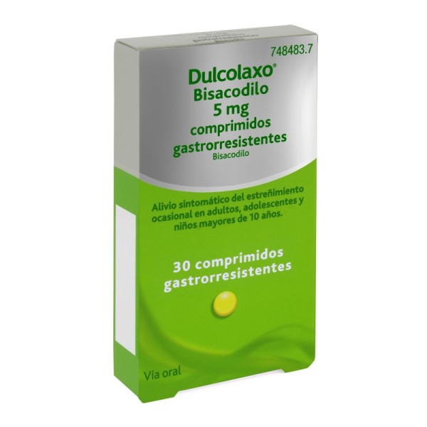 Dulco Laxo Bisacodilo 5 Mg 30 Comprimidos Gastrorresistente