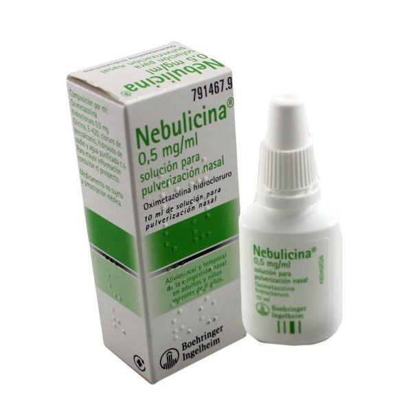 Nebulicina Adultos 0.05% Nebulizador 10 Ml