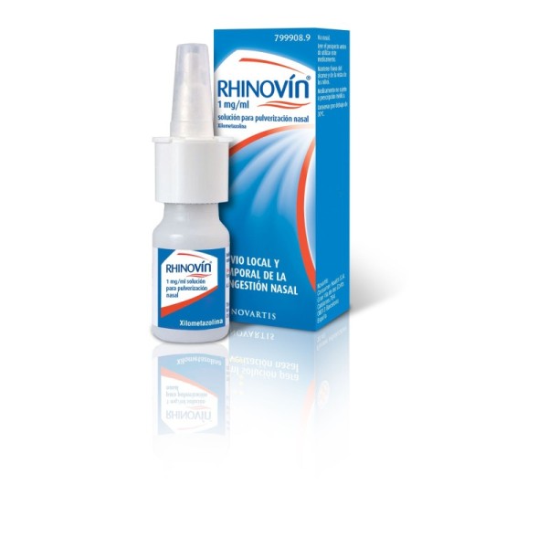 Rhinovin 0.1% Spray Nasal 10 Ml
