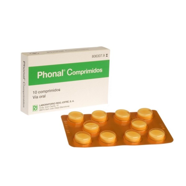 Phonal 10 Comprimidos