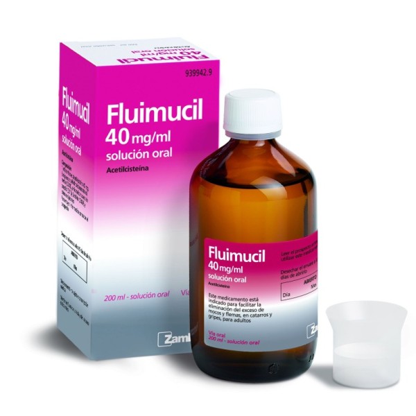 Fluimucil (40 Mg-ml Solucion Oral 200 Ml)