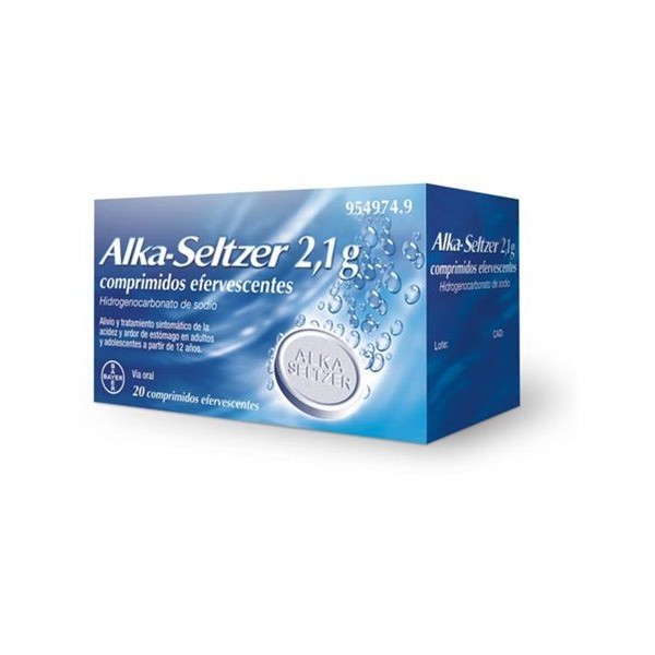 Alka Seltzer 20 Comprimidos Efervescentes