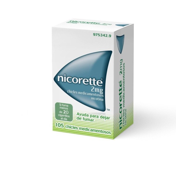 Nicorette 2 Mg Chicles Medicamentosos 105 Chicles
