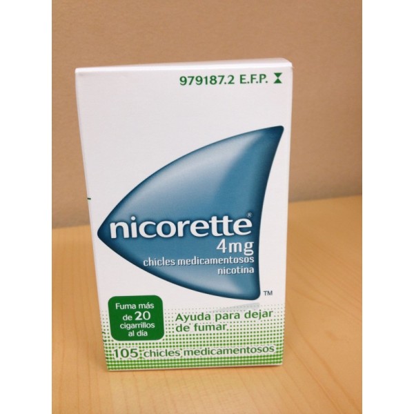 Nicorette 4 Mg Chicles Medicamentosos 105 Chicles