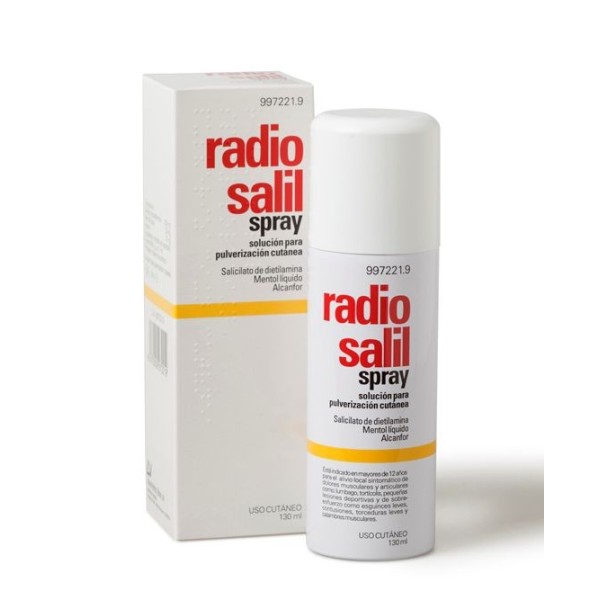 Radio Salil Spray Solución para Pulverización Cutánea 130 Ml