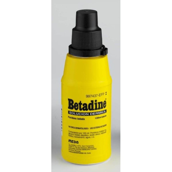 Betadine 10% Solución Dermica 125 Ml
