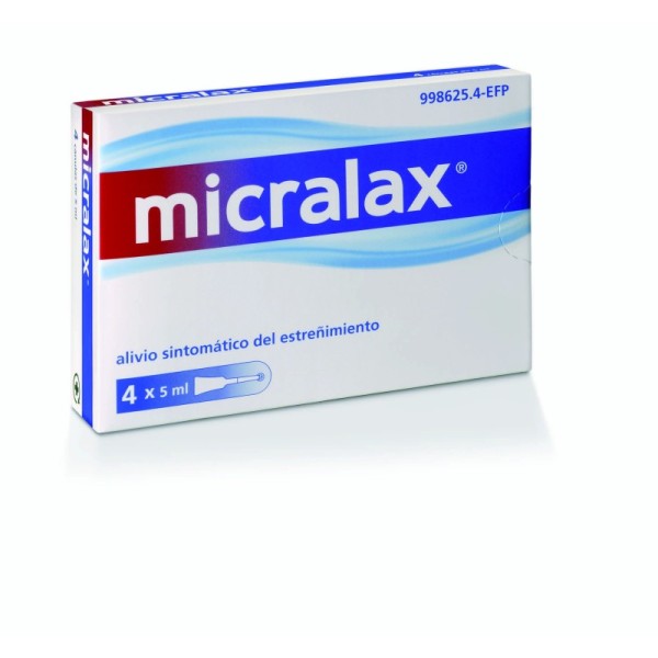 Micralax Citrato Lauril Sulfato 450mg-45 Mg Solución Rectal 4 Microenemas