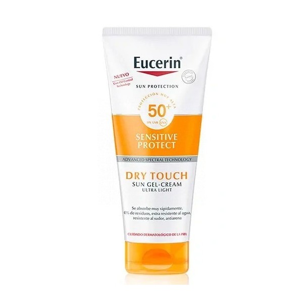 Eucerin Sun Body Sensitive Protect Gel Crema Toque Seco SPF-50+ 200ml