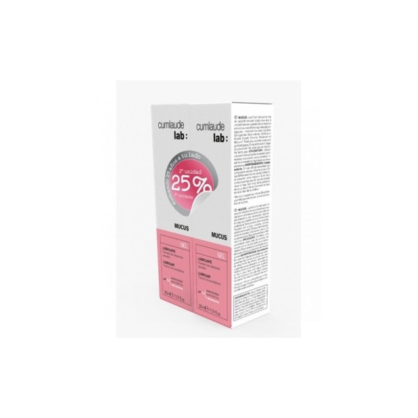 Cumlaude Lab Mucus Gel Lubricante Vaginal DUPLO 2x30ml