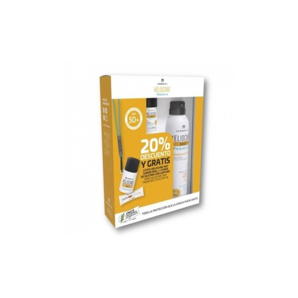 Heliocare Pack Pediatrics Spray Transparente 200 ml + Stick 25 g
