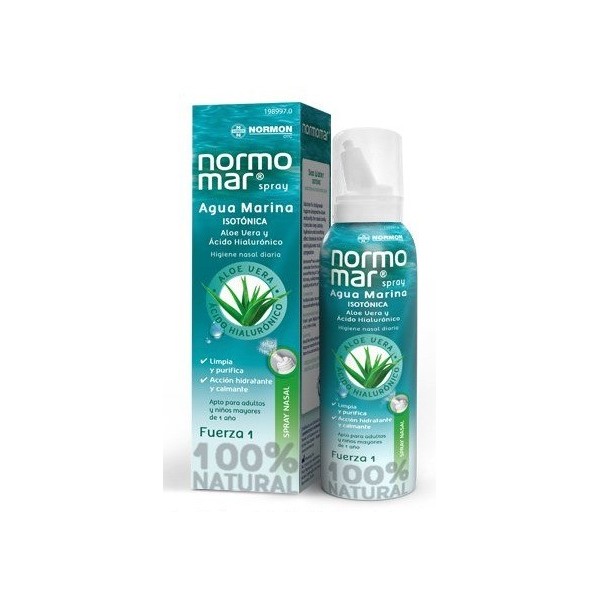 Normomar Spray Aloe Vera y A. Hialurónico 120ml