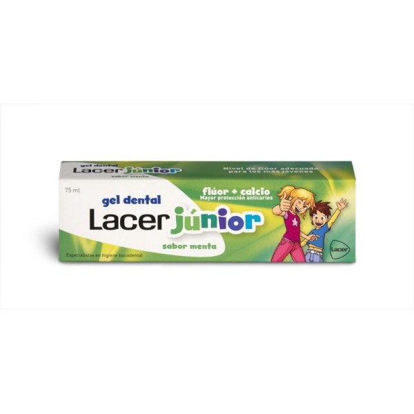 Lacer Gel Dental Junior Sabor Menta 75ml