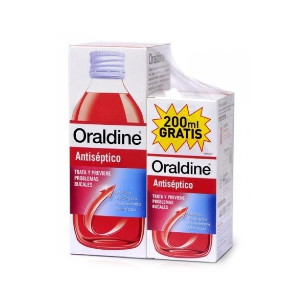 Oraldine Antiséptico Pack 400 ml + 200 ml